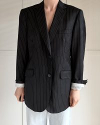 Marynarka prążek 100% wełna XL/XXL