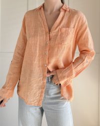 Koszula 100% len M/L