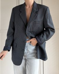 Marynarka 100% wełna XXL mikrowada